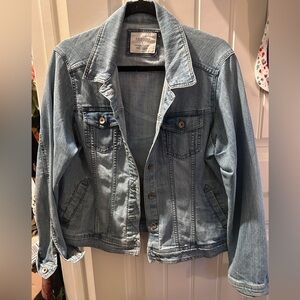 Sonoma Large Blue Jean Jacket Classic Denim Style